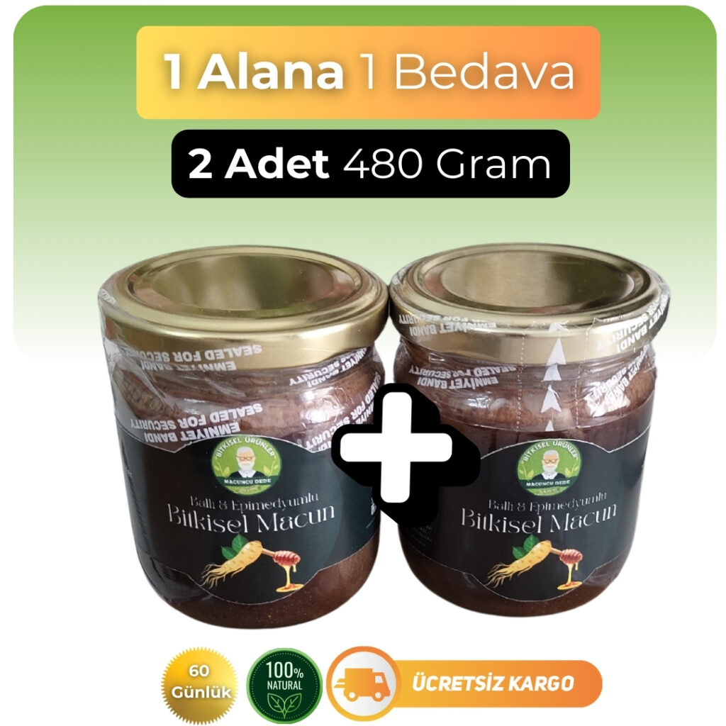 2 Adet Macun / 60 Gün Kullanımlık / 480 Gram